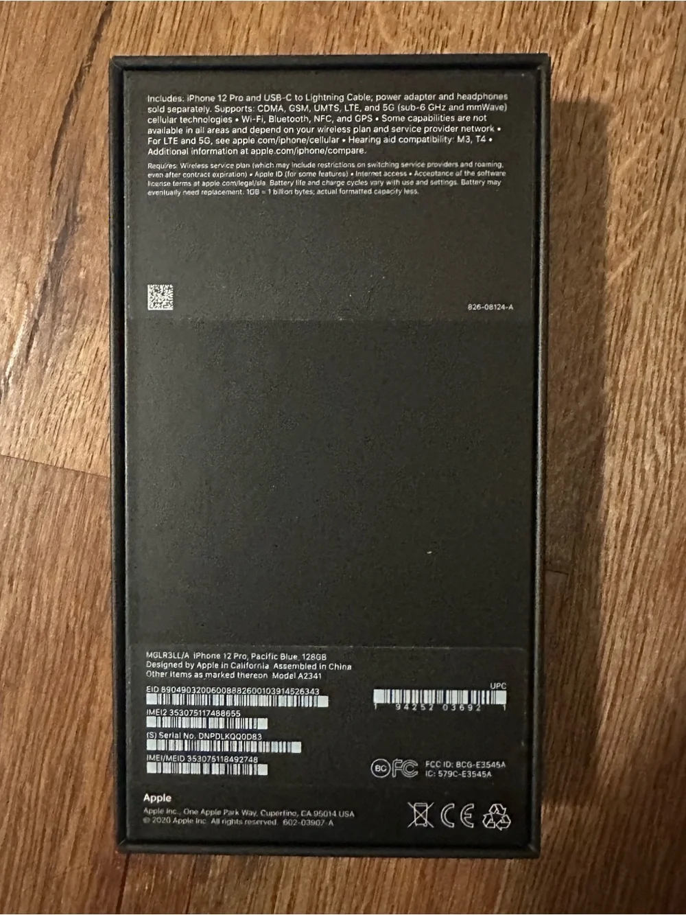 Lot Of 4, Apple iPhone Empty Boxes